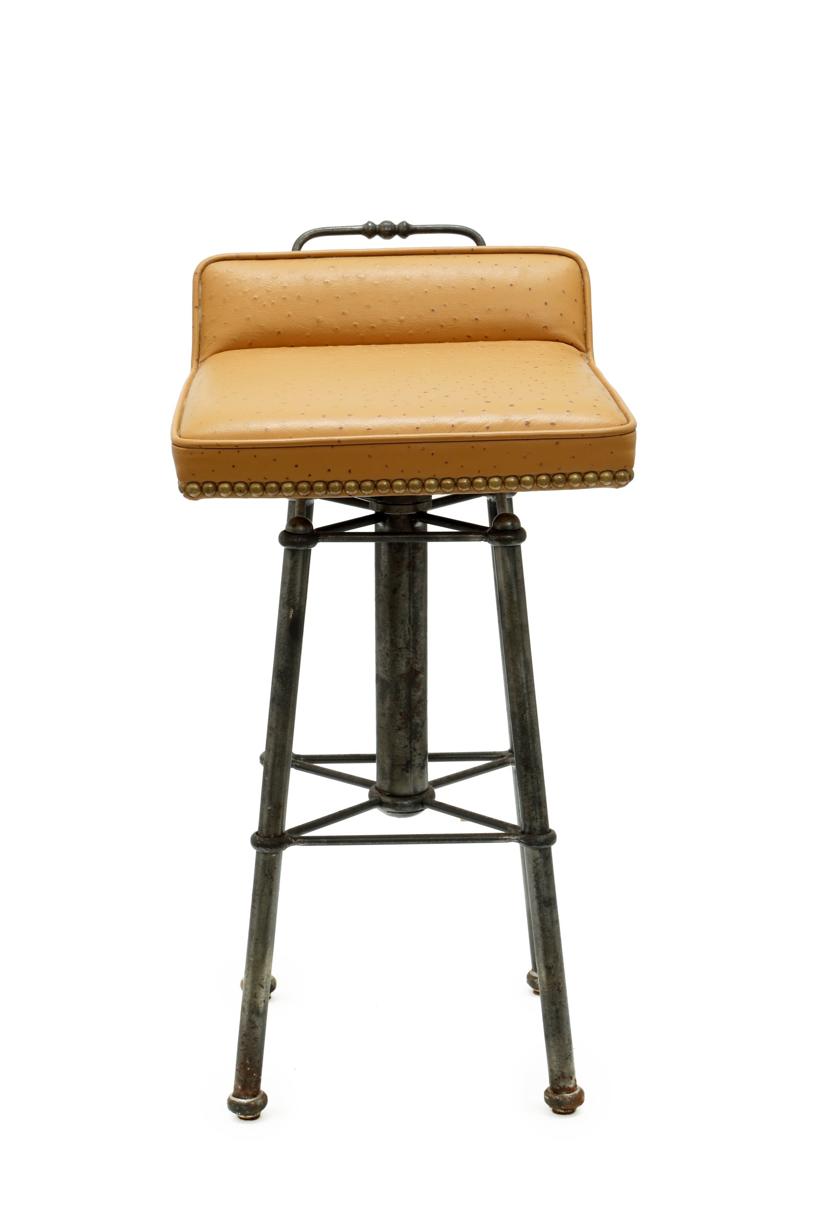 Six ostrich-like stools 
