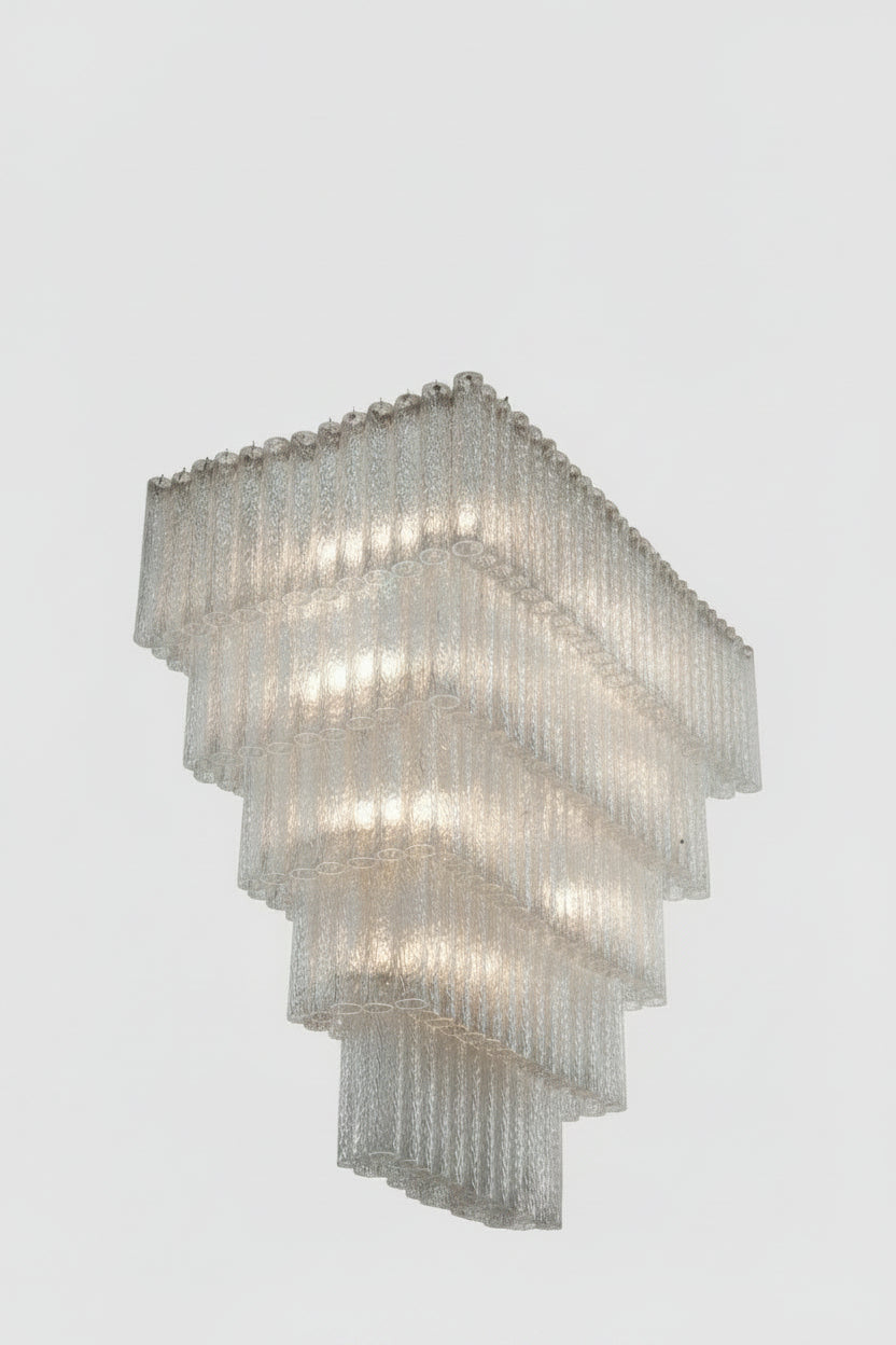 Large 60s Fratelli Toso chandelier
