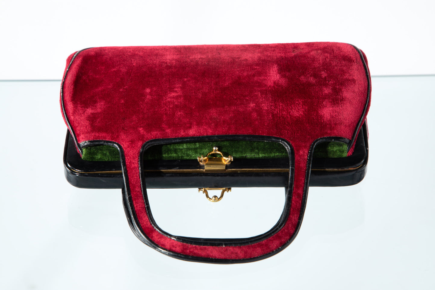 Roberta Di Camerino bag with shoulder strap and removable brass handle