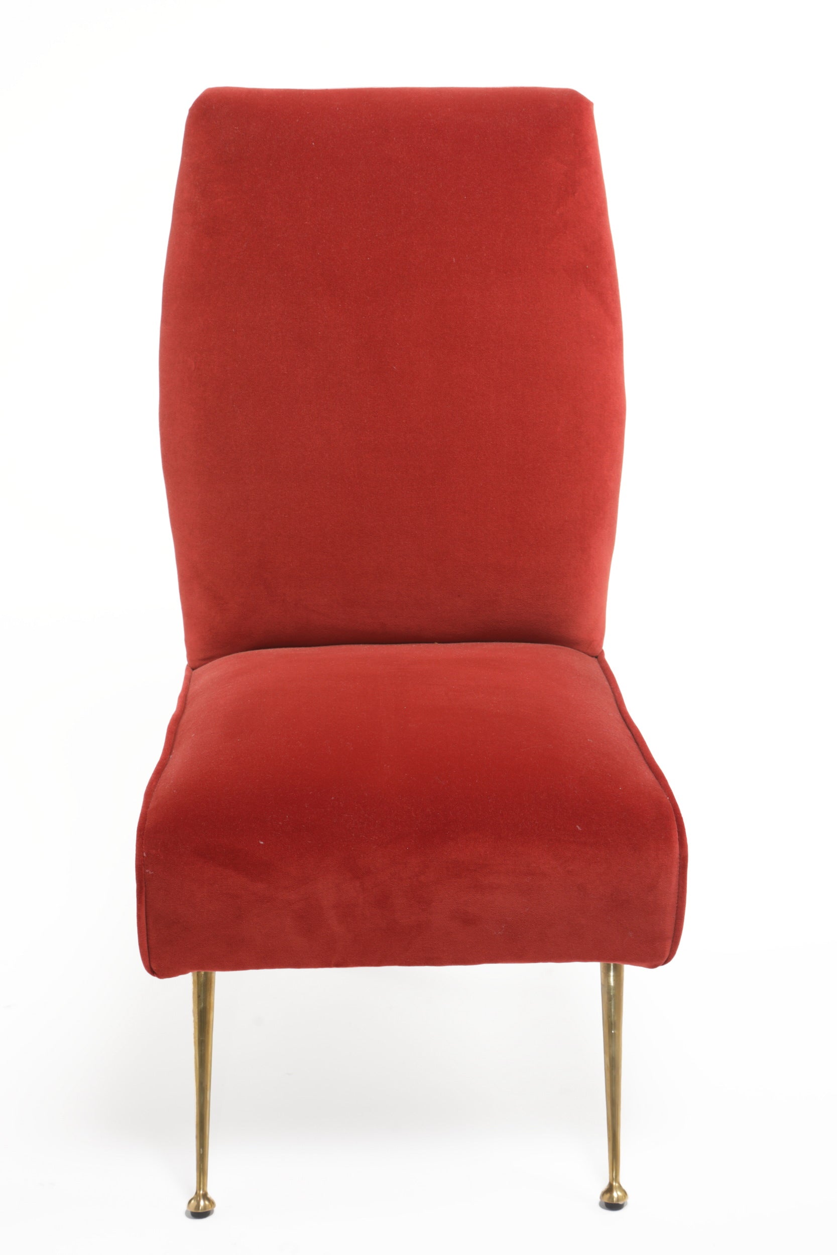 Pair of amaranth armchairs from the 60s reinterpreted triplef