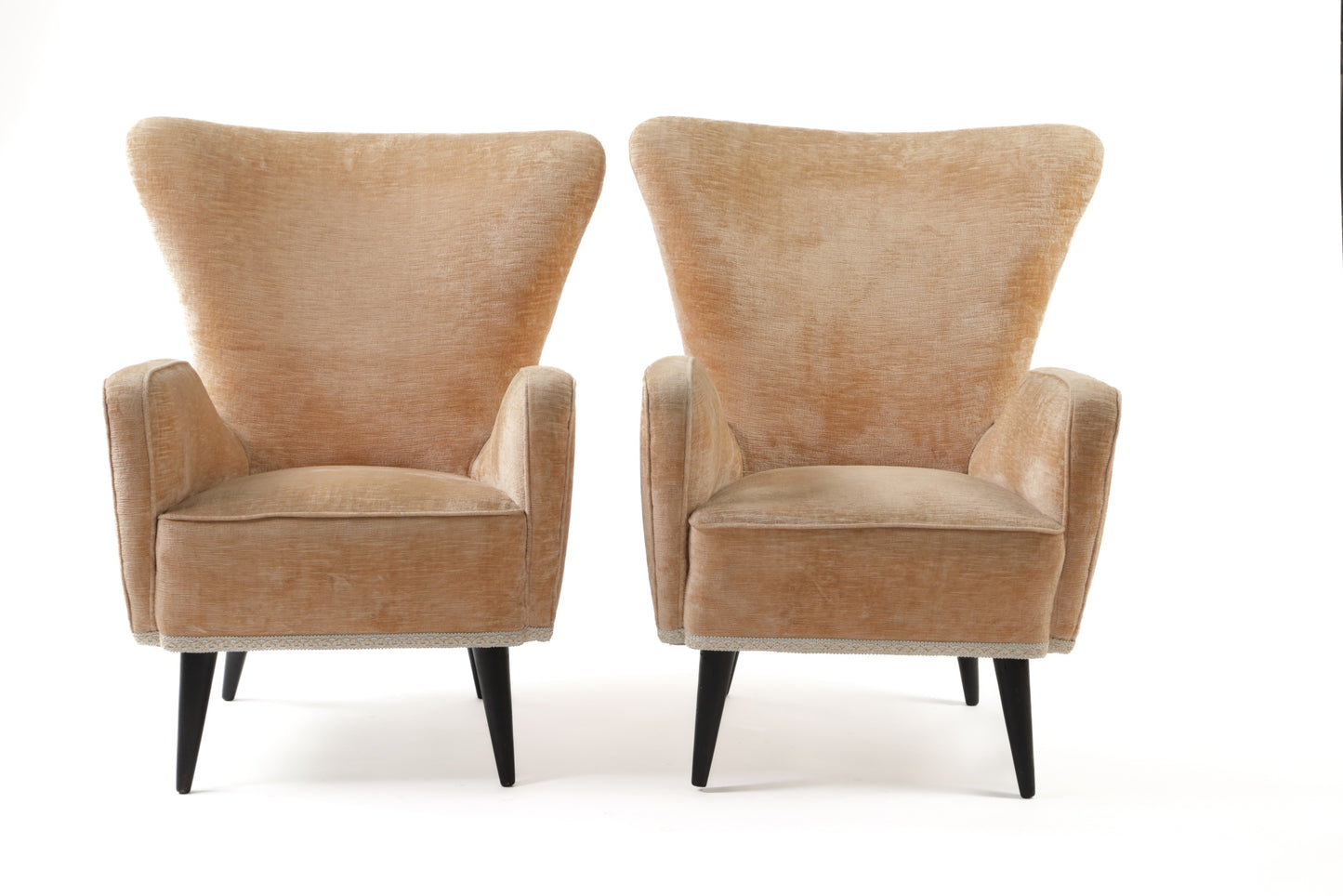 Pair of 50's armchairs attributed to Gio Ponti home and garden