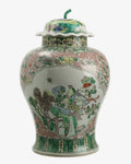 Chinese painted potiche