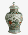 Chinese painted potiche