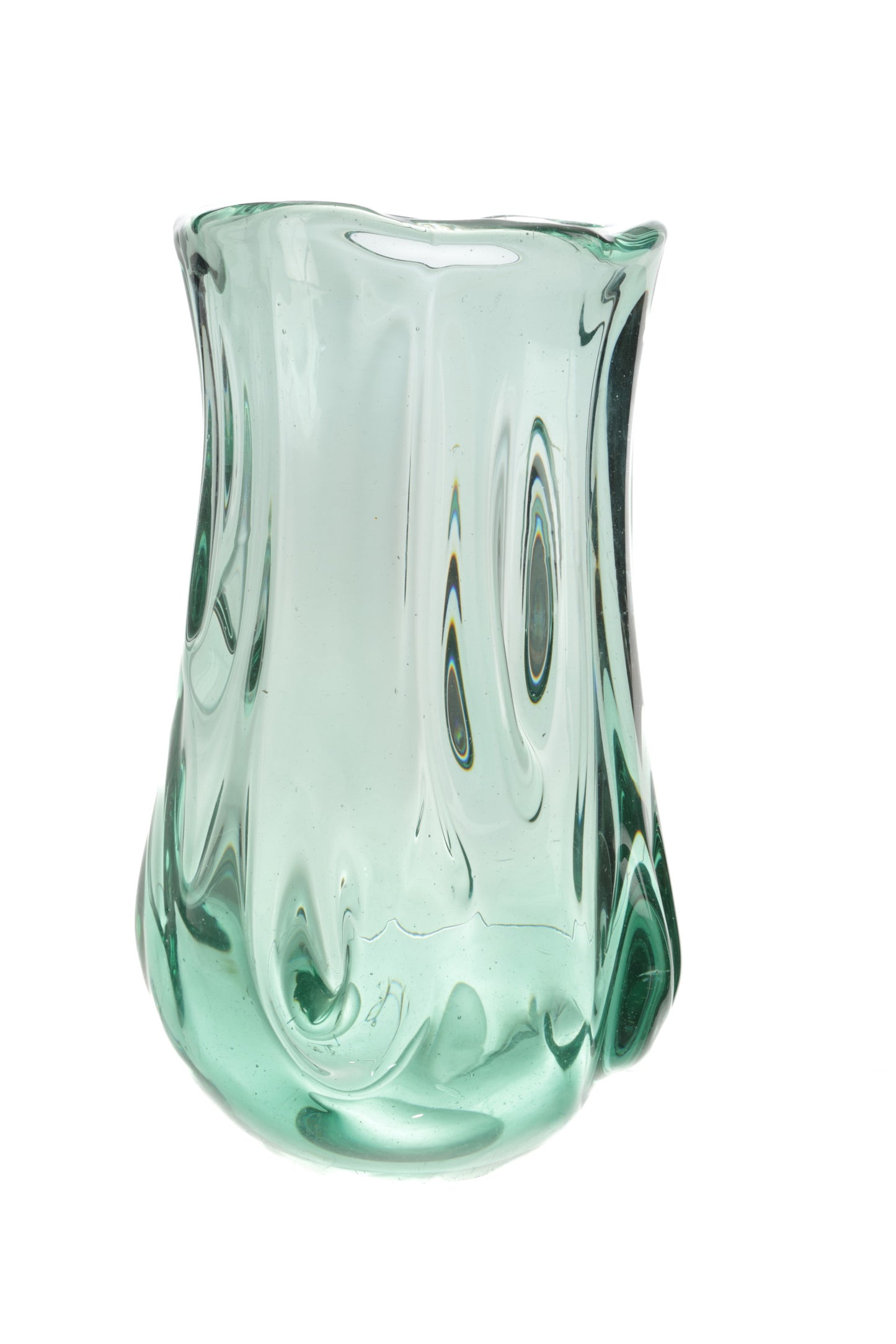 Tronco Murano glass vase Flavio Poli for Seguso 1937