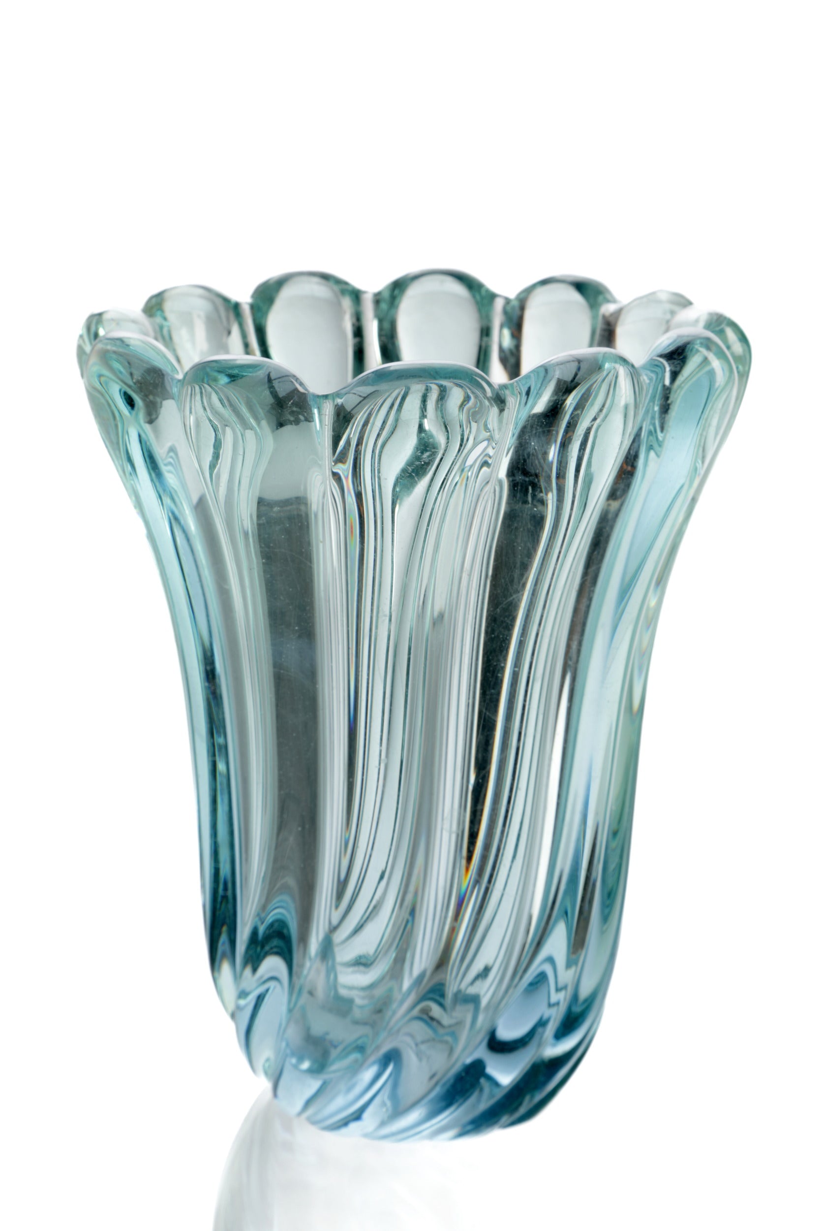 Murano glass vase Flavio Poli for Seguso 1942 – triplef.it