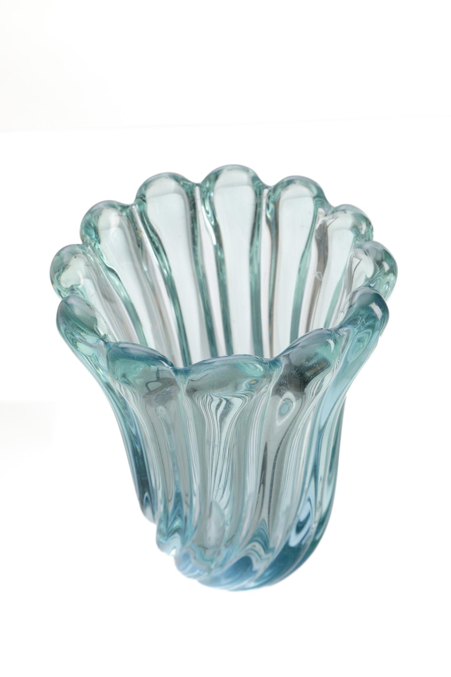 Murano glass vase Flavio Poli for Seguso 1942