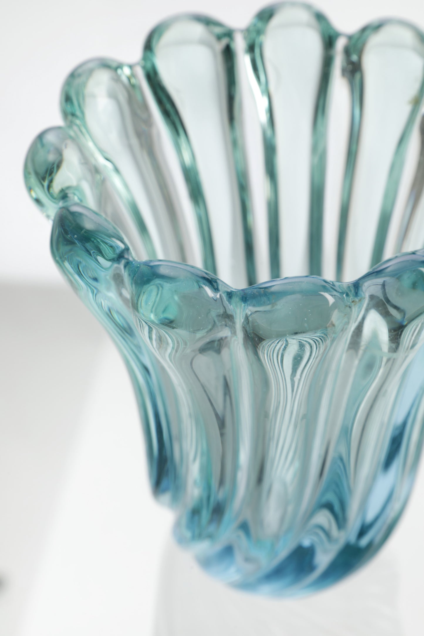 Murano glass vase Flavio Poli for Seguso 1942