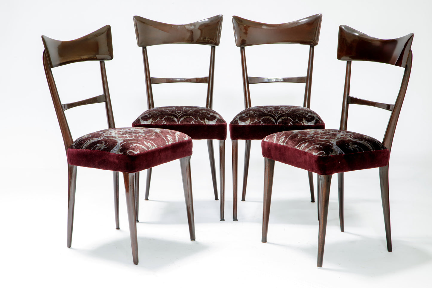 Four Ico Parisi chairs from the 50s reinterpreted by triplef