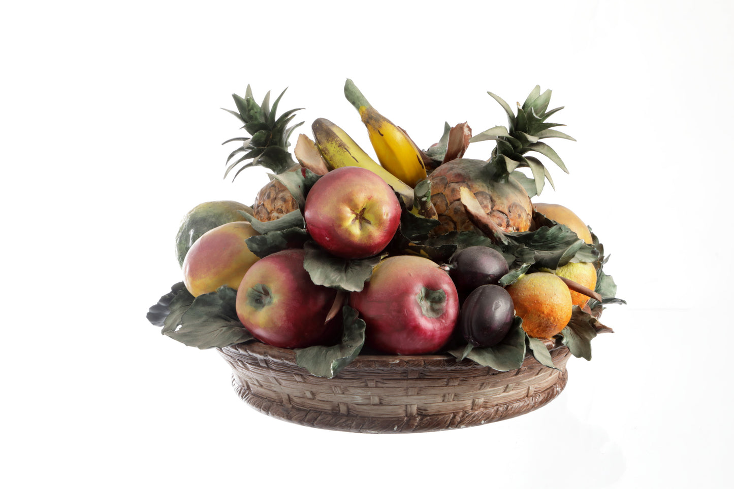 Ceramic fruit basket centrepiece