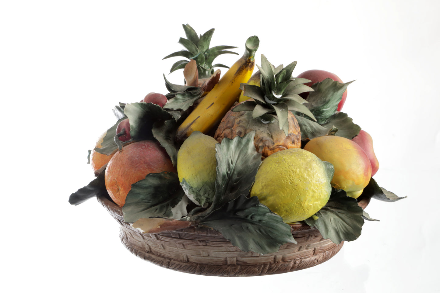 Ceramic fruit basket centrepiece