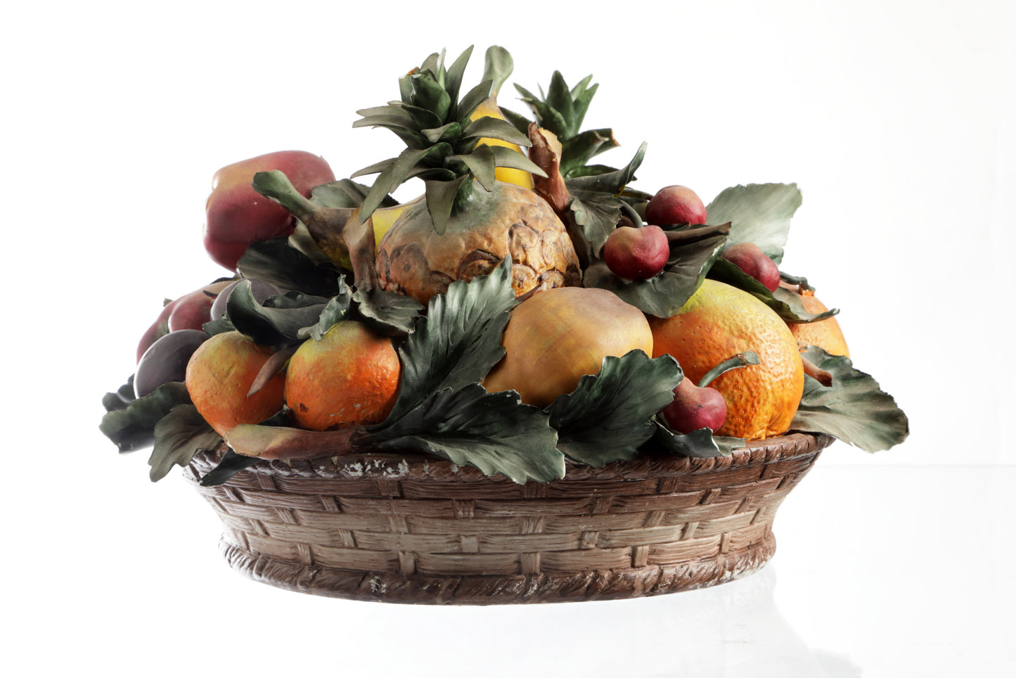 Ceramic fruit basket centrepiece