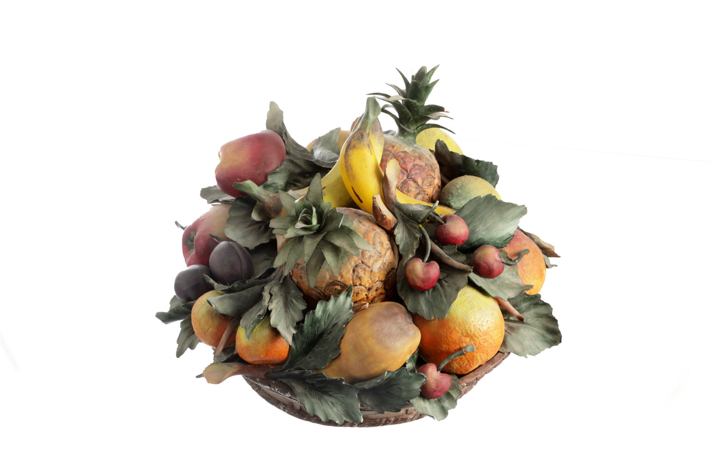 Ceramic fruit basket centrepiece