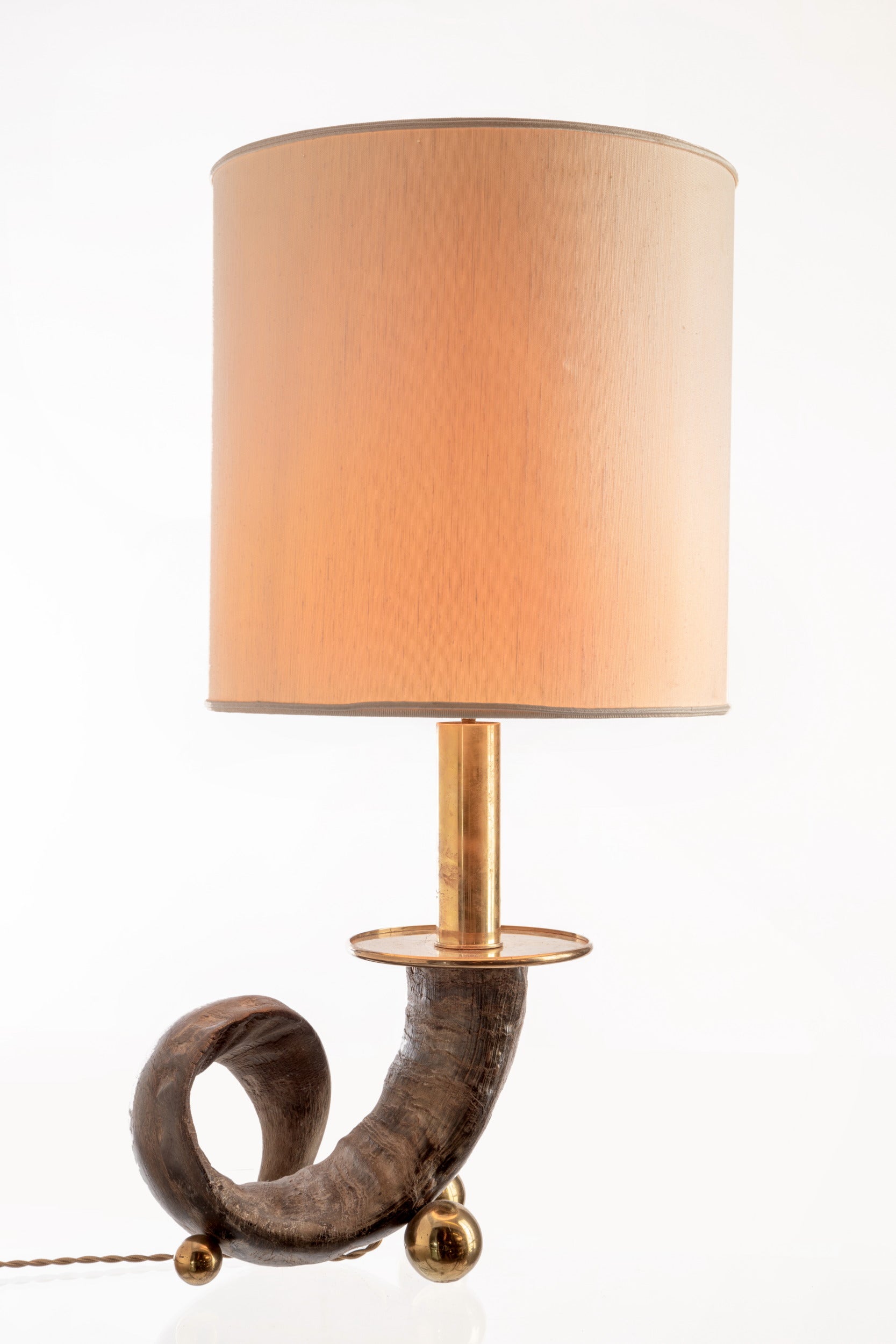 Gabriella Crespi horn lamp base from the 70s