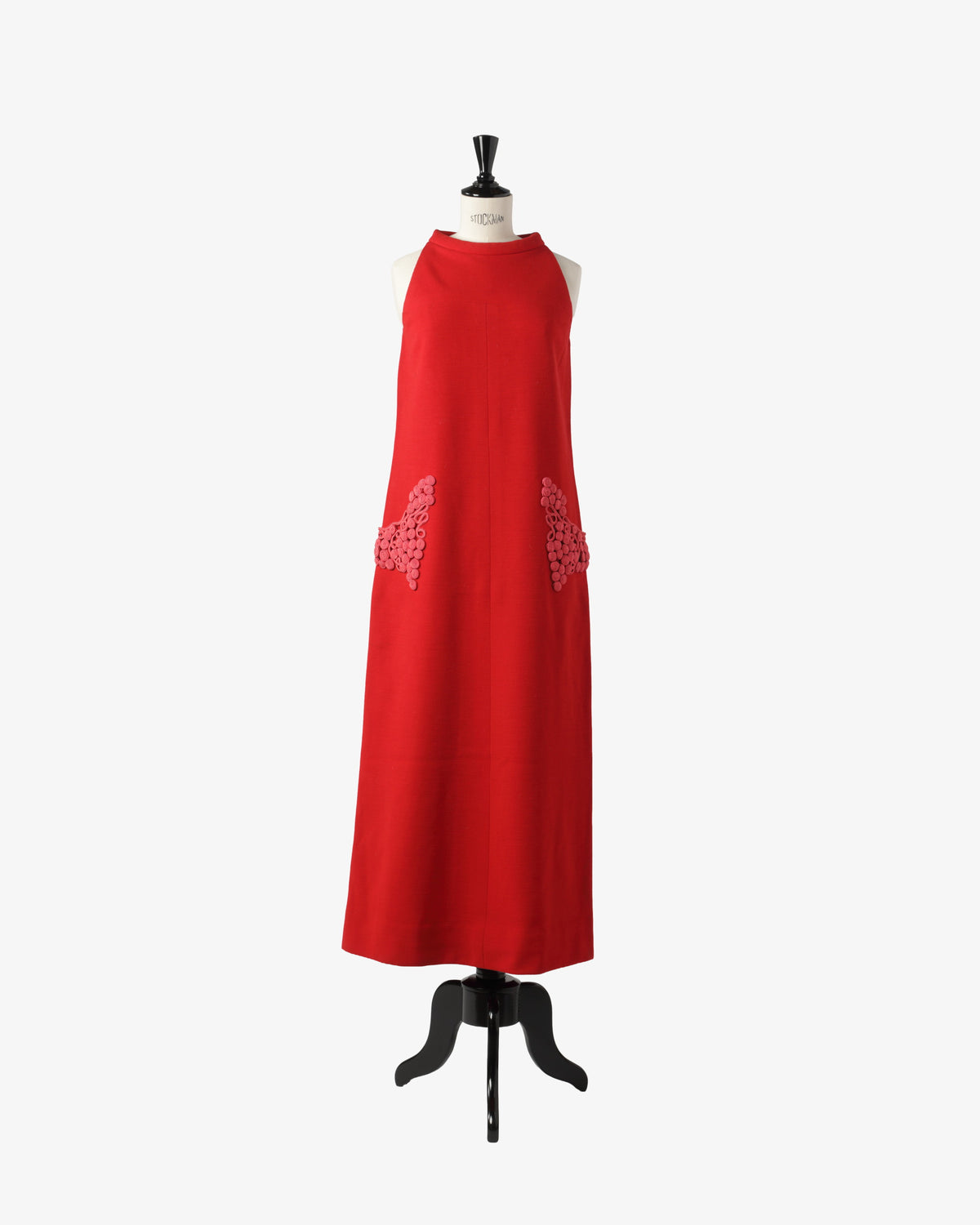 Abito lungo Rosso Valentino Boutique 1967