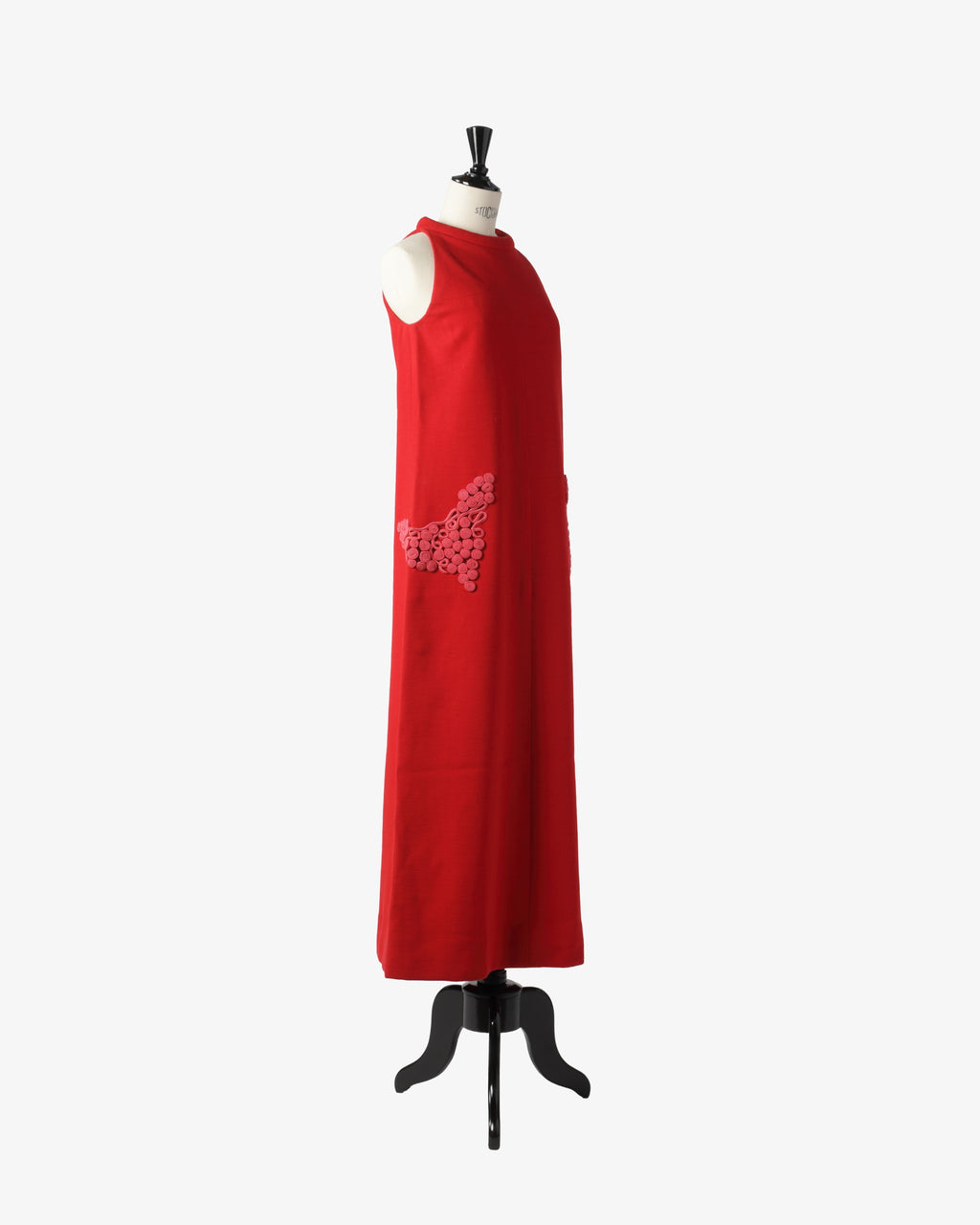Abito lungo Rosso Valentino Boutique 1967