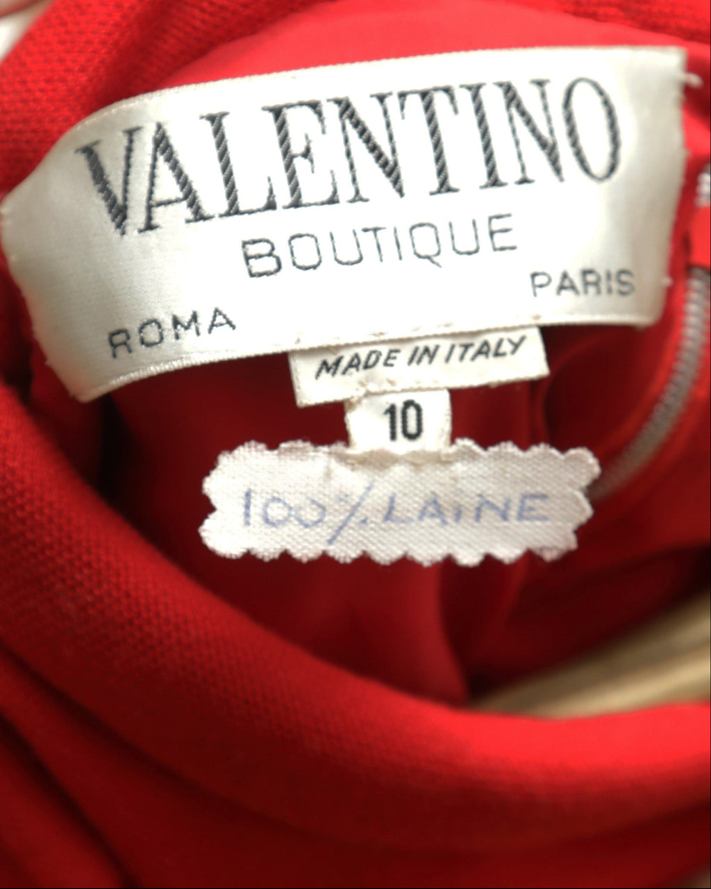 Abito lungo Rosso Valentino Boutique 1967