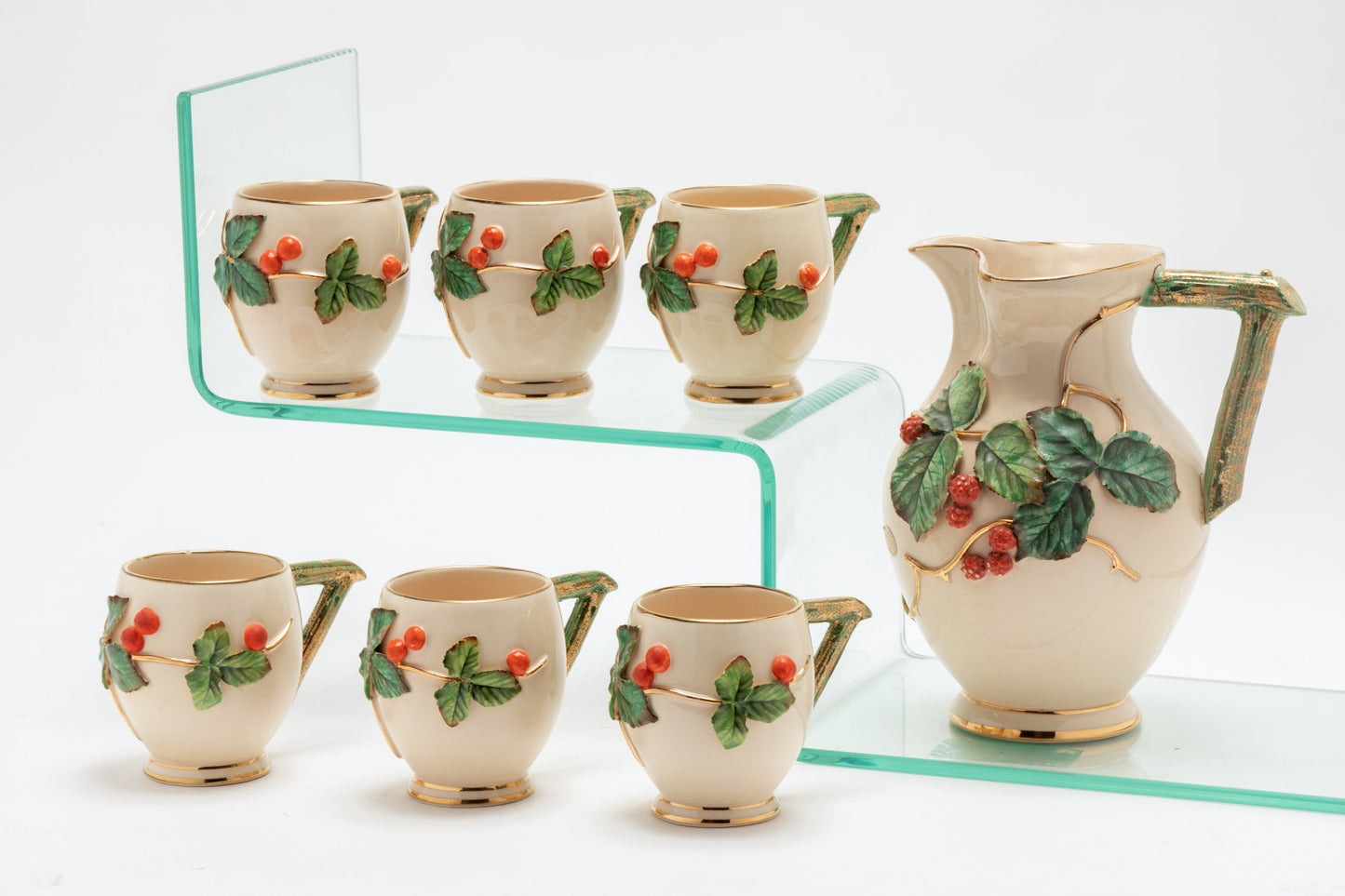 Set da bibita ceramica anni 50