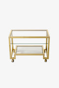 Carrello ottone anni 70 tre ripiani