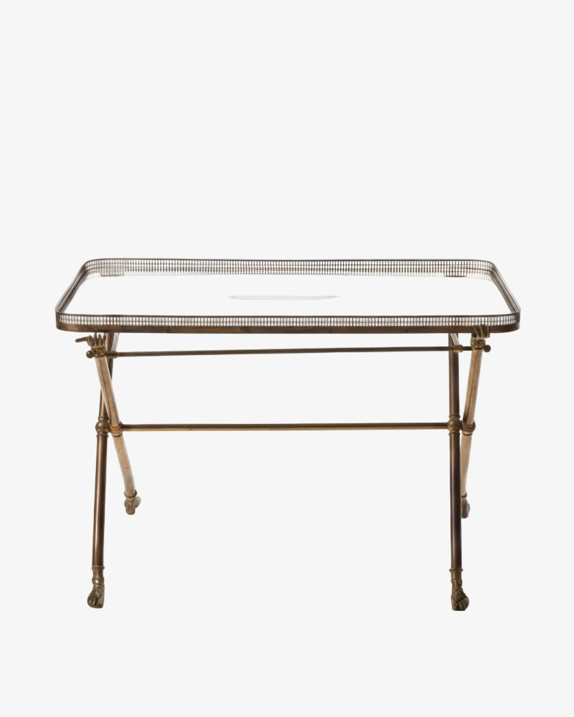 60's hand and foot table