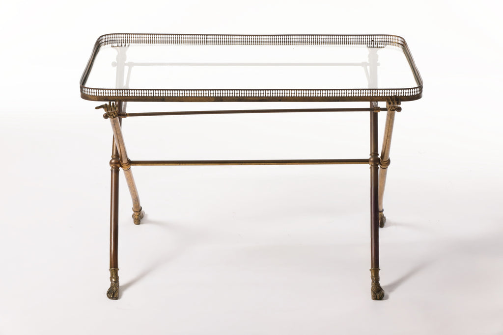 60's hand and foot table