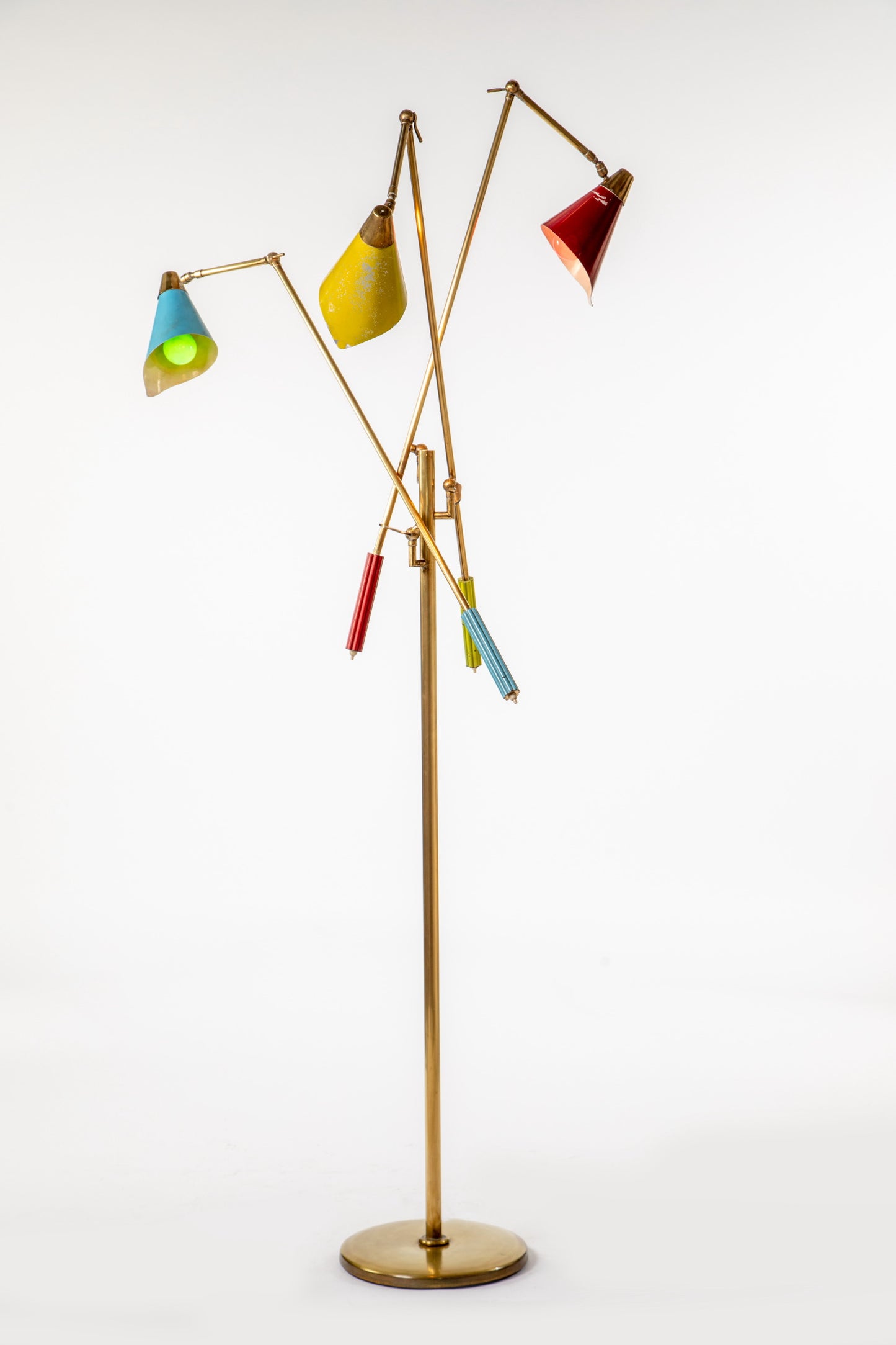 Angelo Lelli floor lamp for Arredoluce 50s