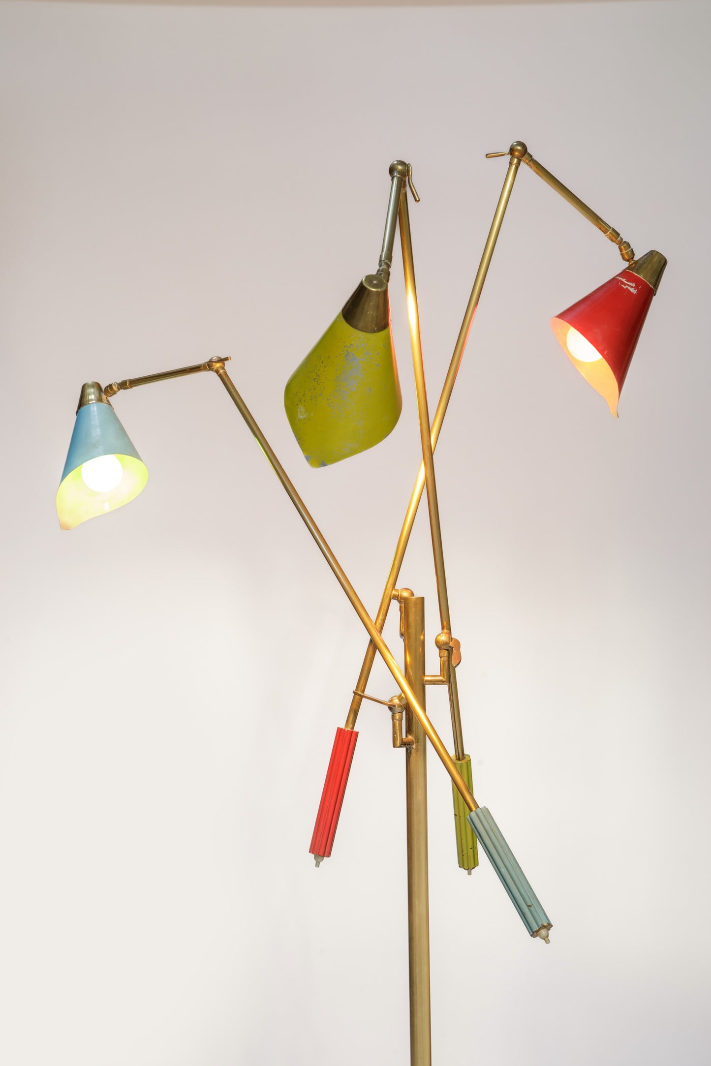 Angelo Lelli floor lamp for Arredoluce 50s