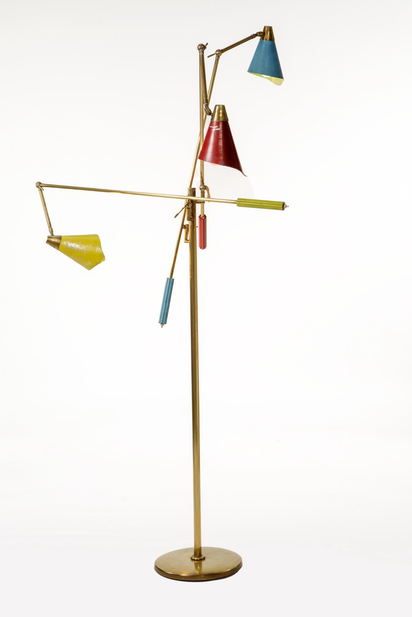 Angelo Lelli floor lamp for Arredoluce 50s