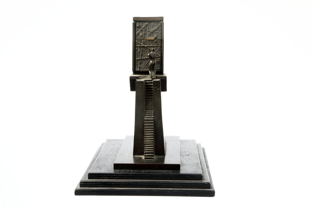 Scultura in bronzo "Spaeculum Aevi" Paolo Guiotto