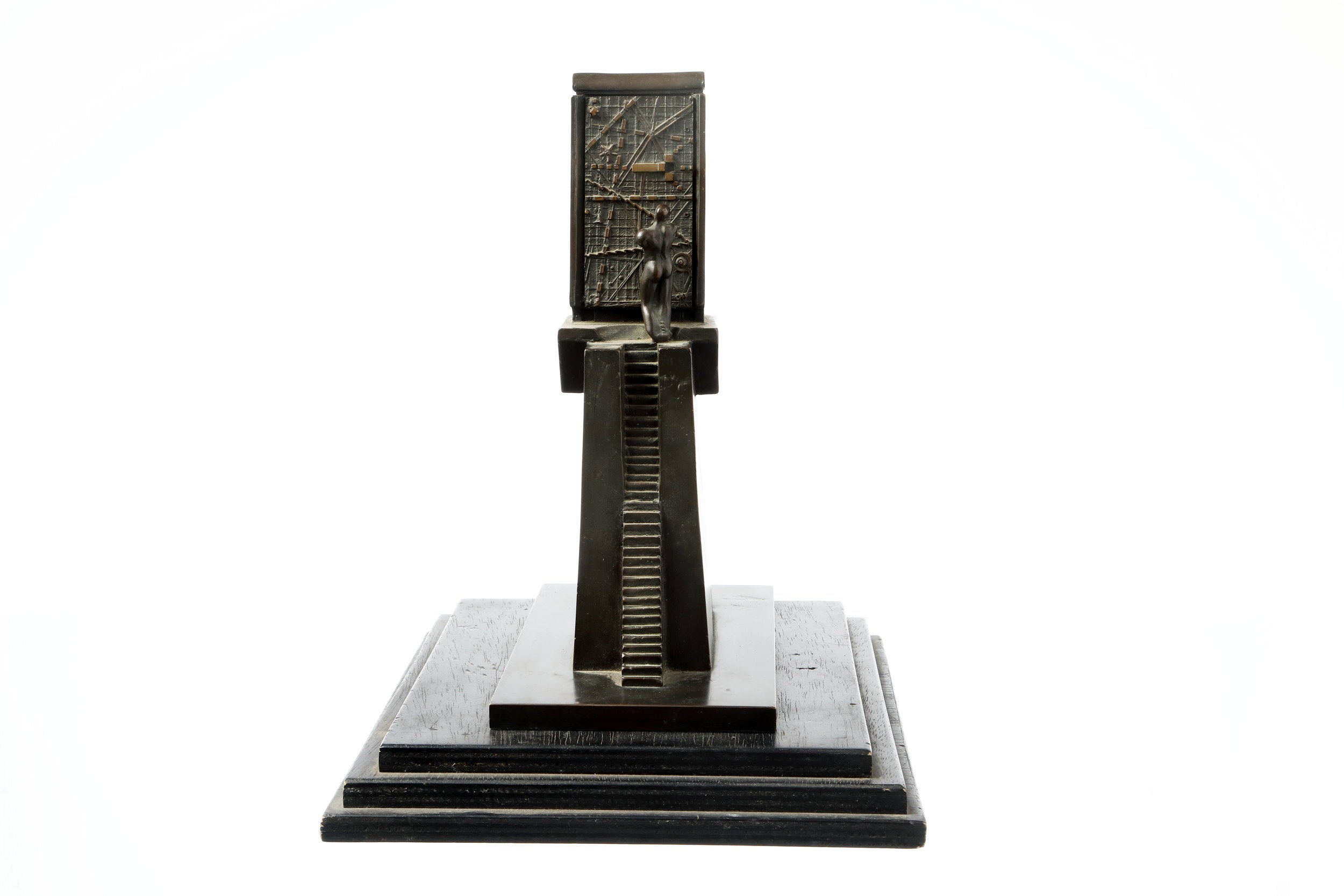Scultura in bronzo "Spaeculum Aevi" Paolo Guiotto