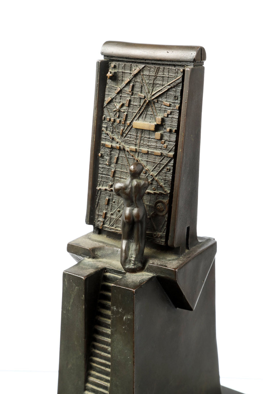 Scultura in bronzo "Spaeculum Aevi" Paolo Guiotto