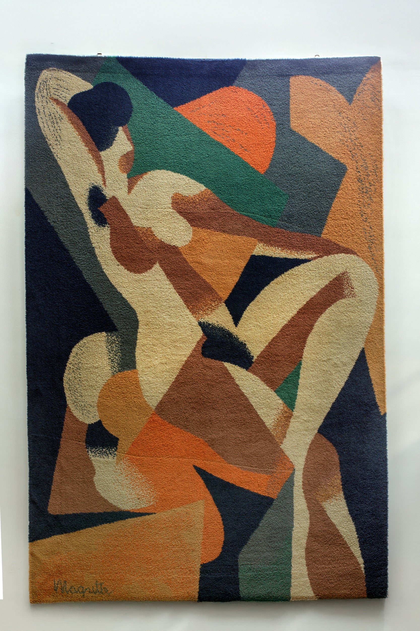 Tappeto René Magritte anni 80 manifattura Belga
