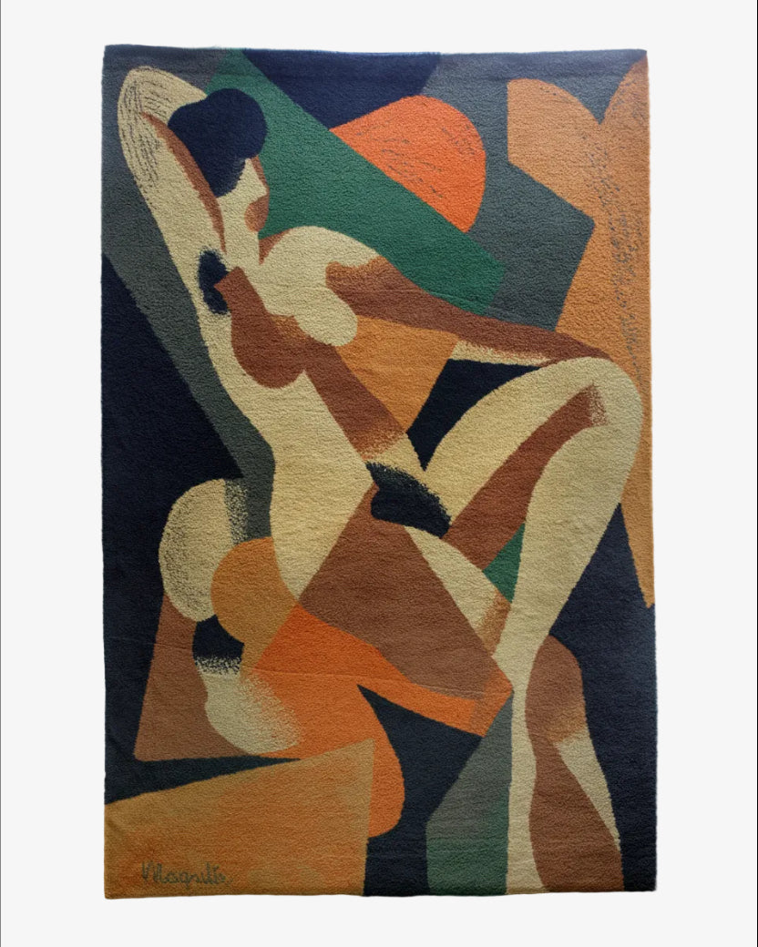 Tappeto René Magritte anni 80 manifattura Belga