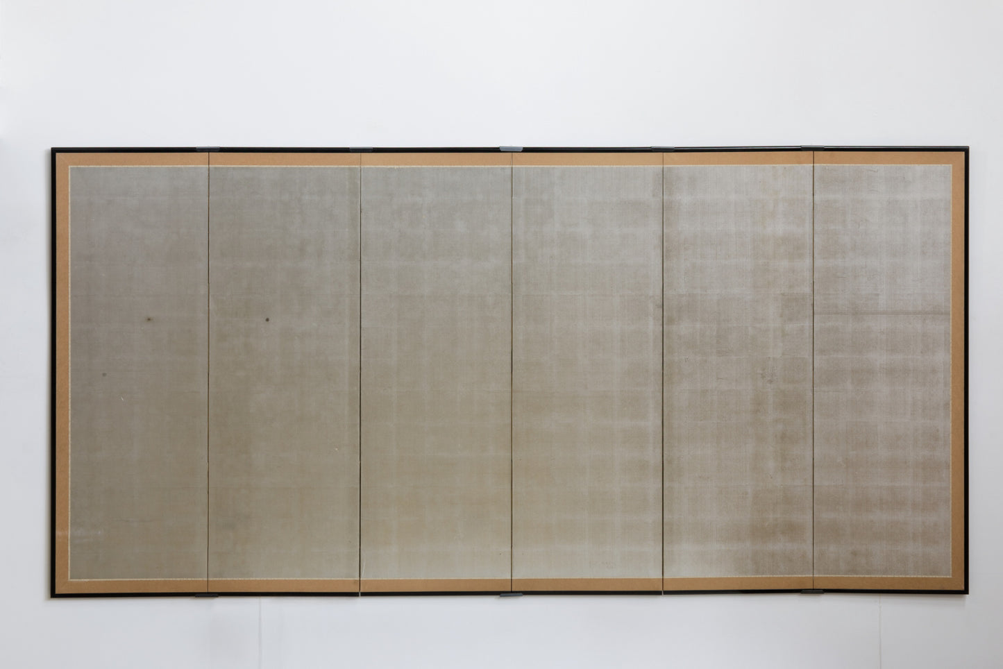 Taisho Period Silver Silk Screen
