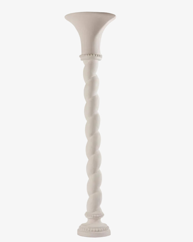 French plaster torchon lamp from the 1940s