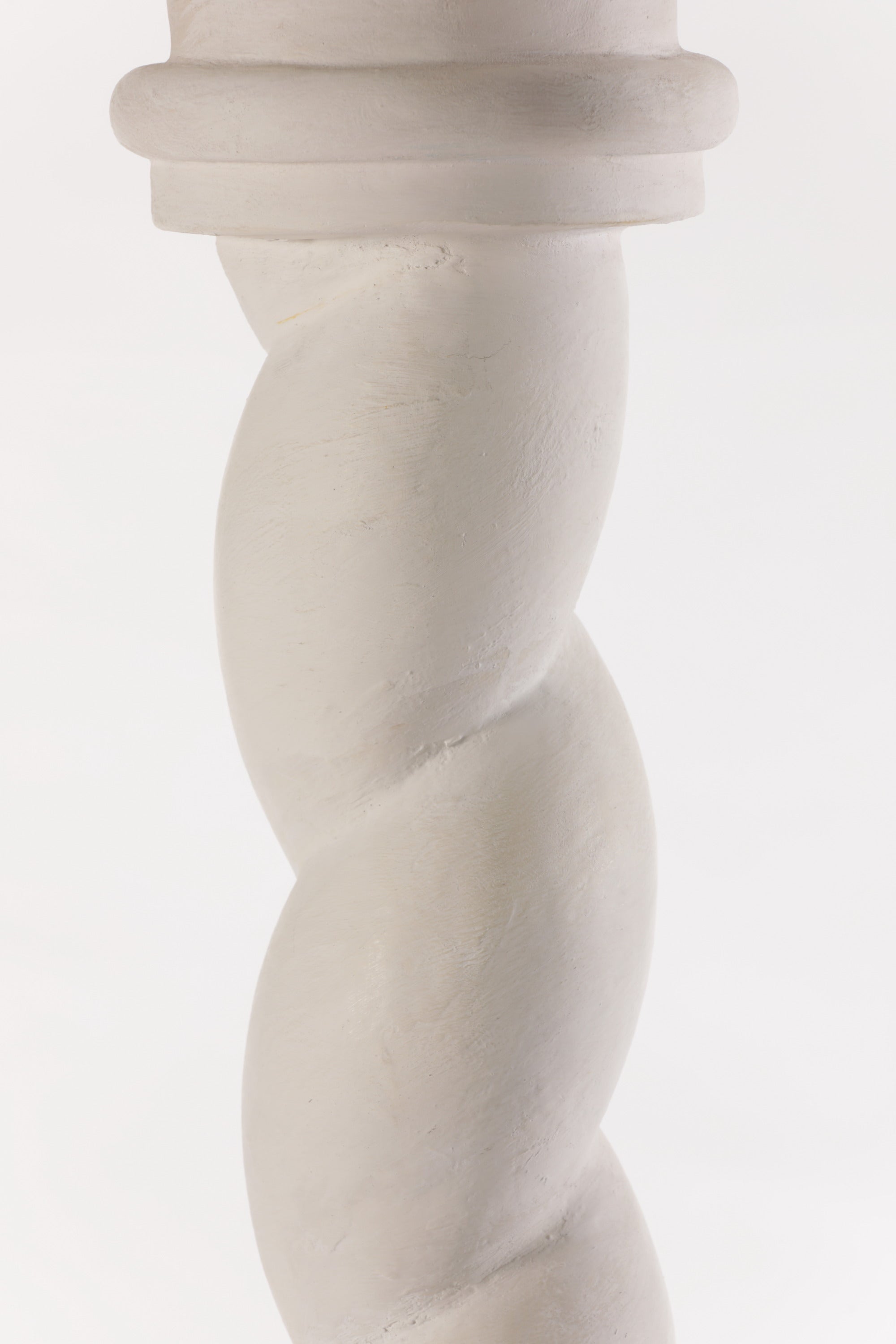 French plaster torchon lamp from the 1940s