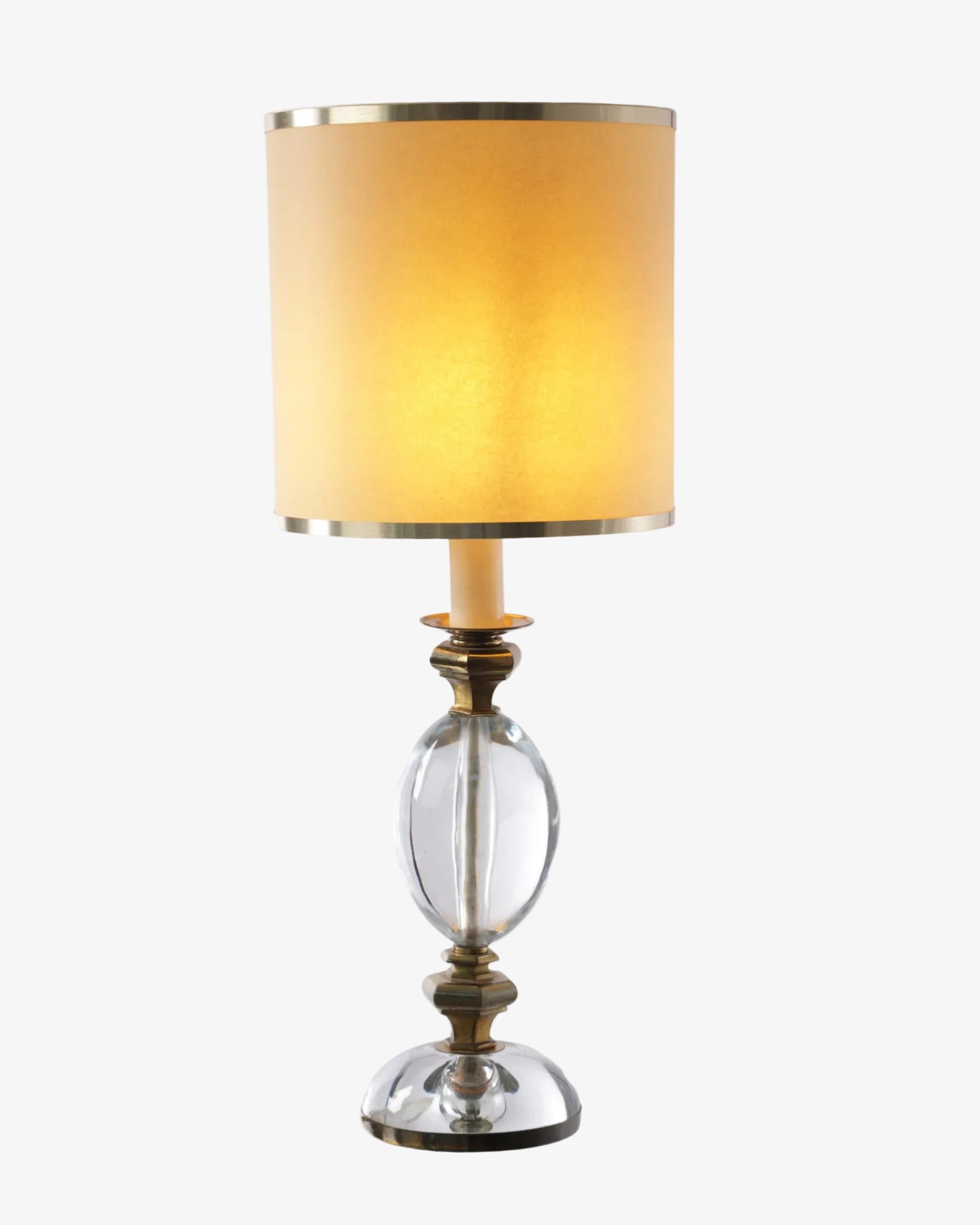 Lampada Uovo in vetro Gabriella Crespi anni 70