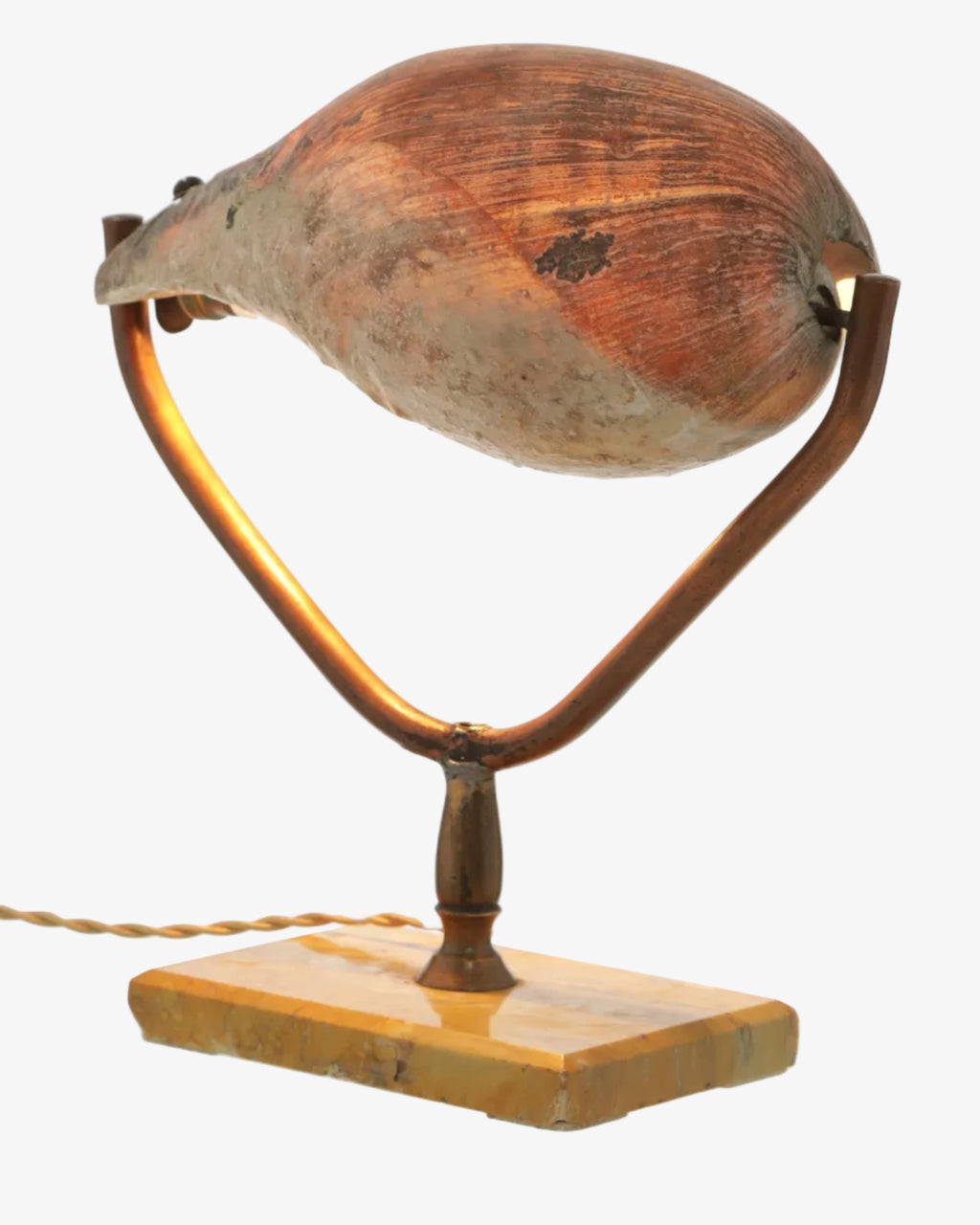 Lampada da tavolo conchiglia anni 50