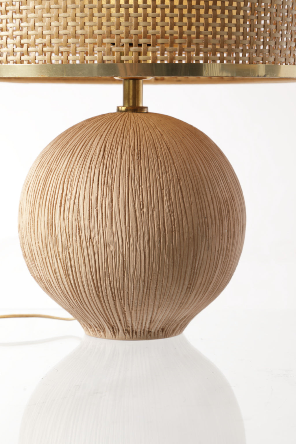 Lampada da tavolo terracotta anni 70
