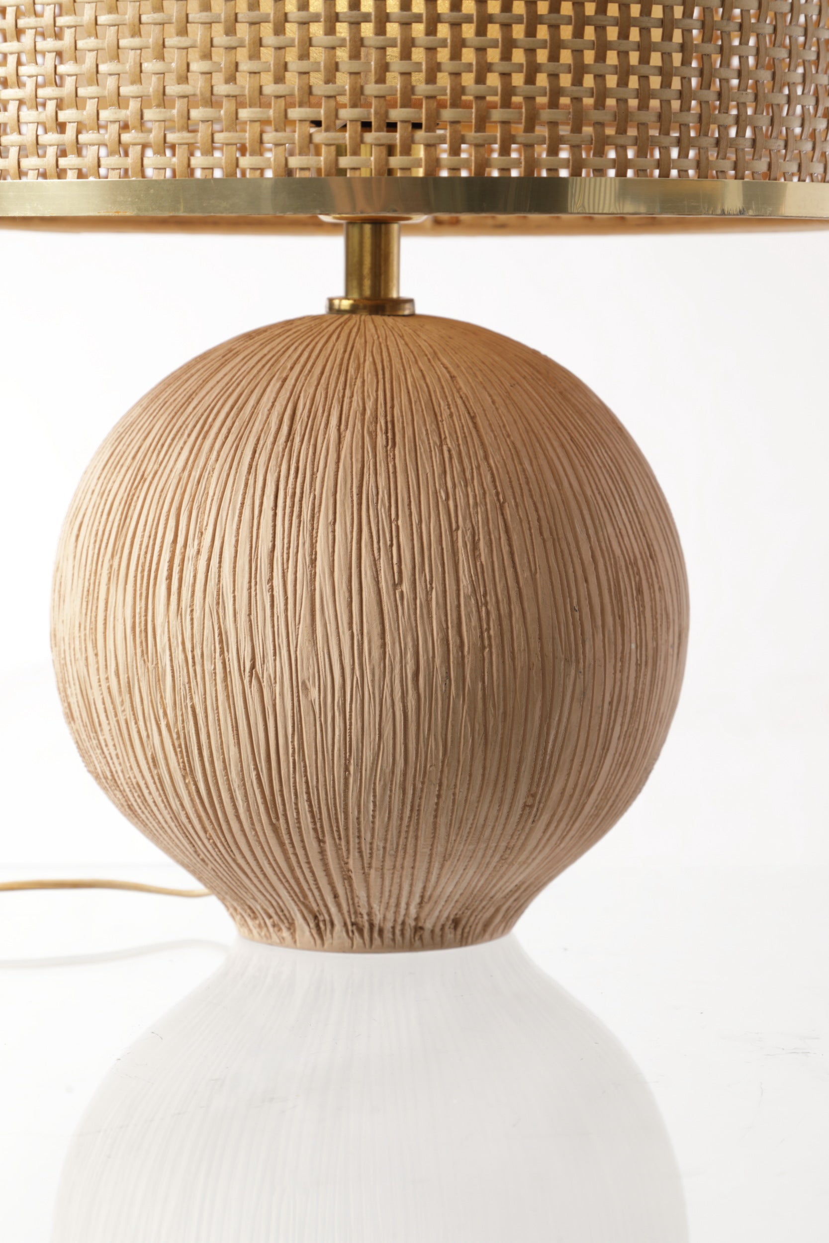Lampada da tavolo terracotta anni 70