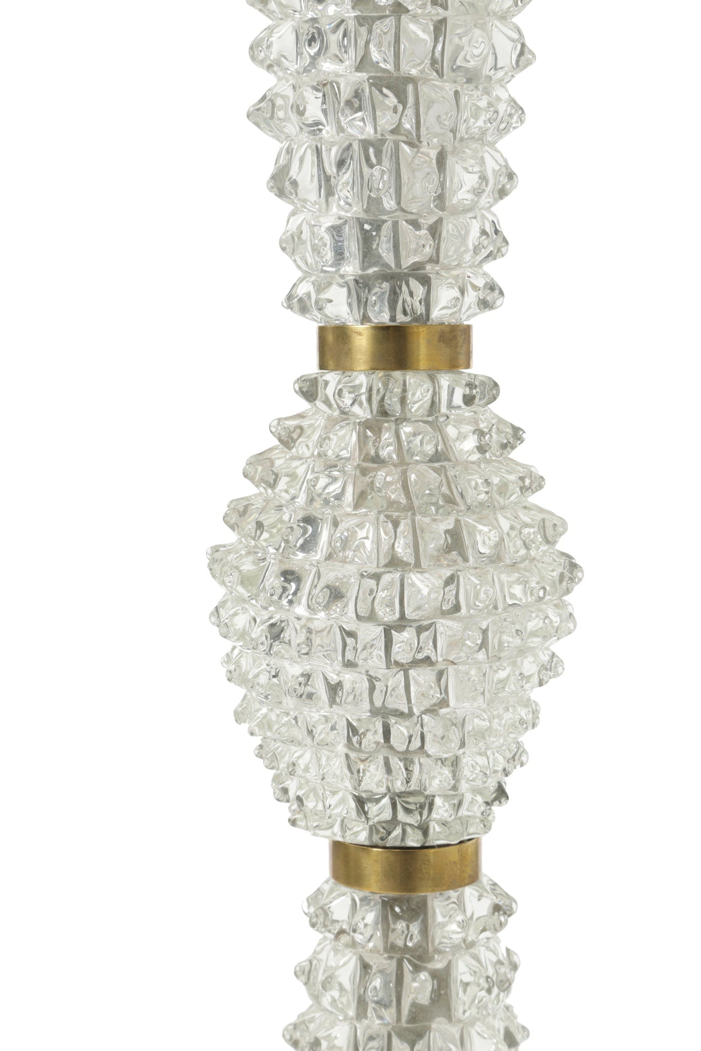 Barovier floor lamp in rostrated glass