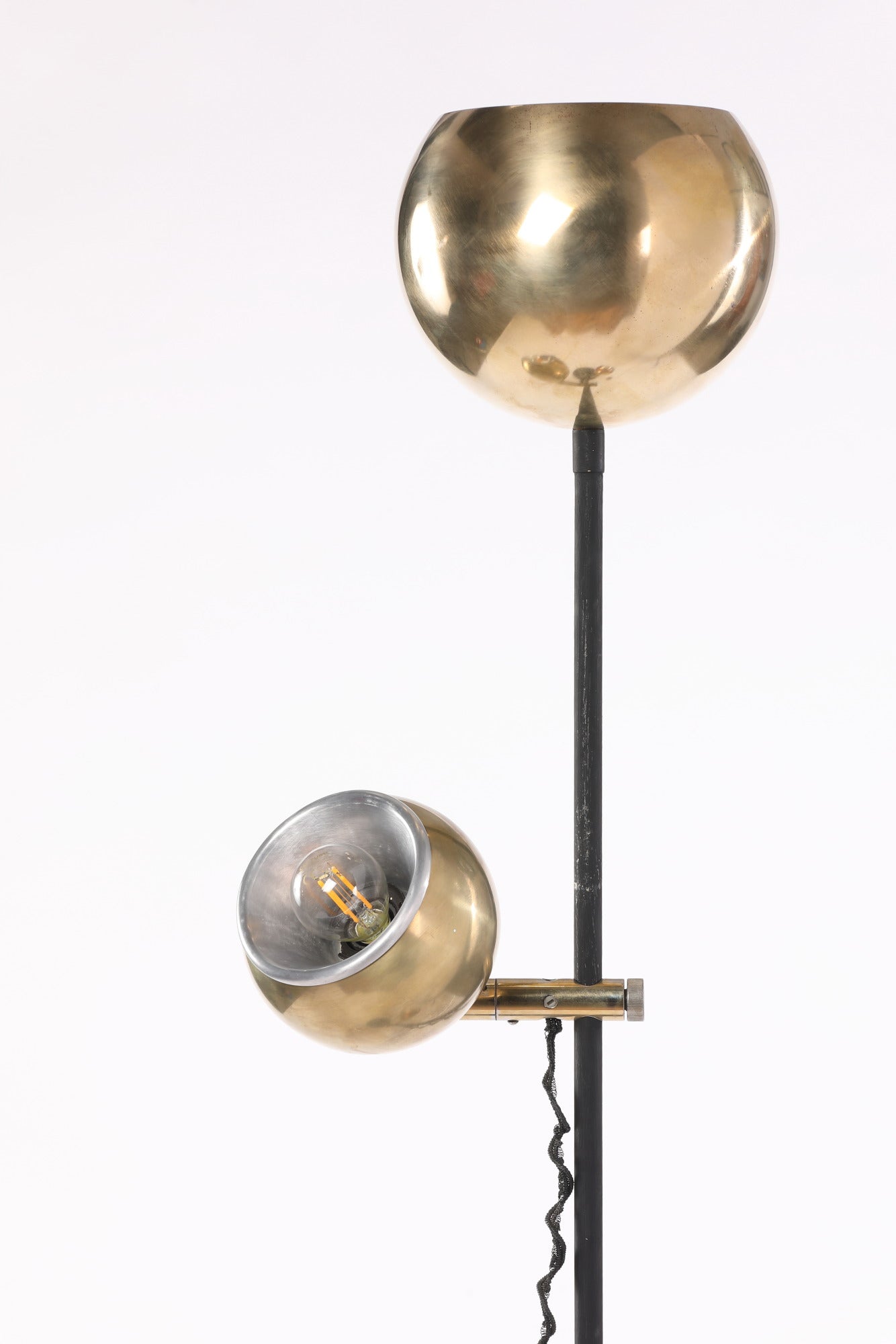 Brass floor lamp by Goffredo Reggiani from the 70s