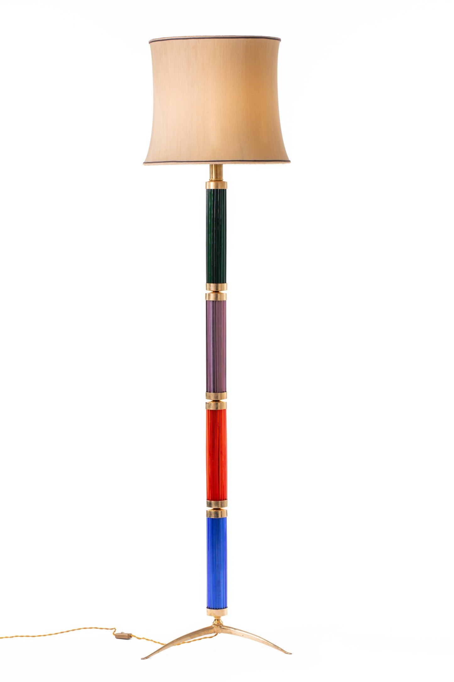 Multicolor Murano glass floor lamp