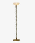 Lampada da terra vetro di Murano reticello anni 40