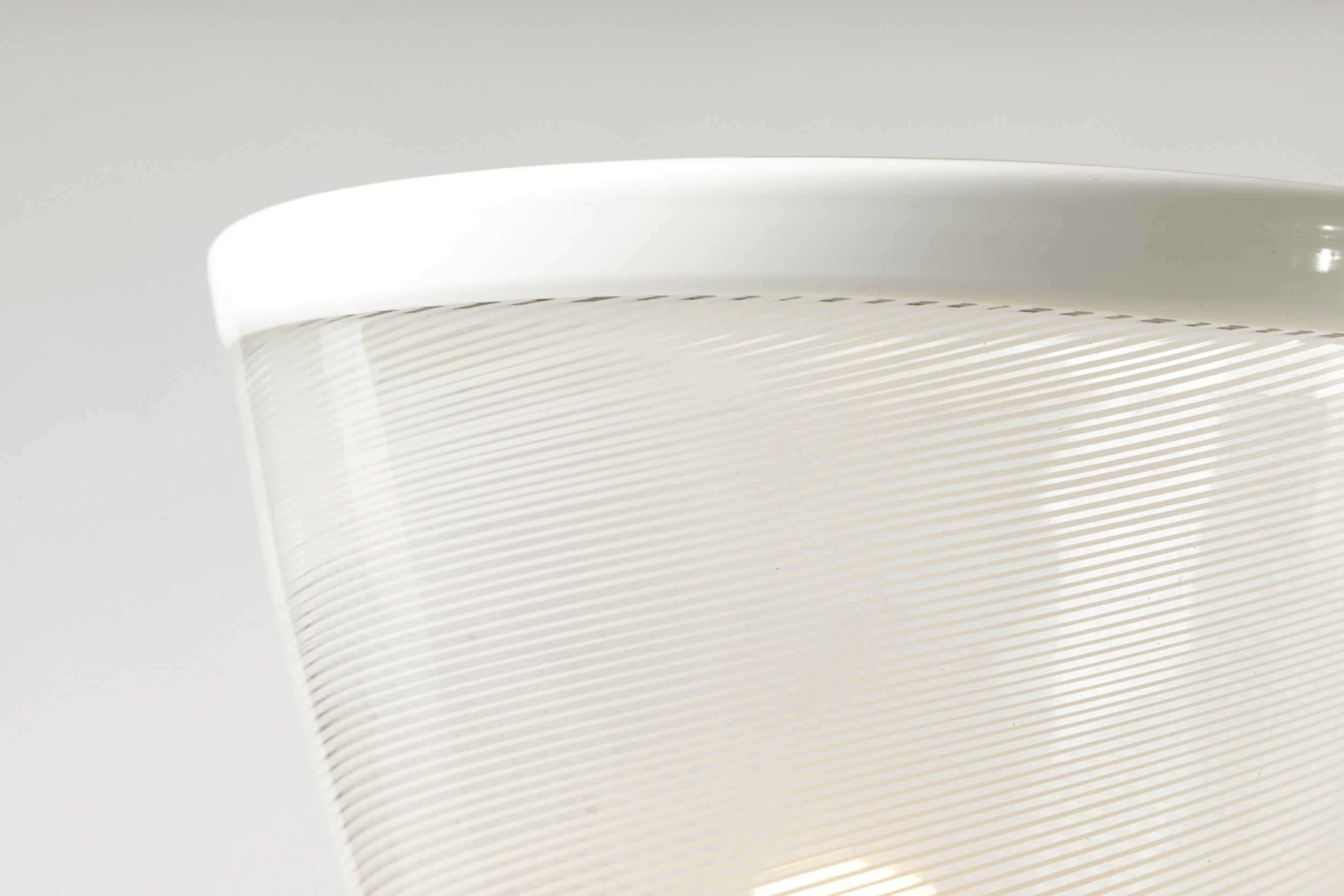 Lampada da terra vetro reticello anni 80