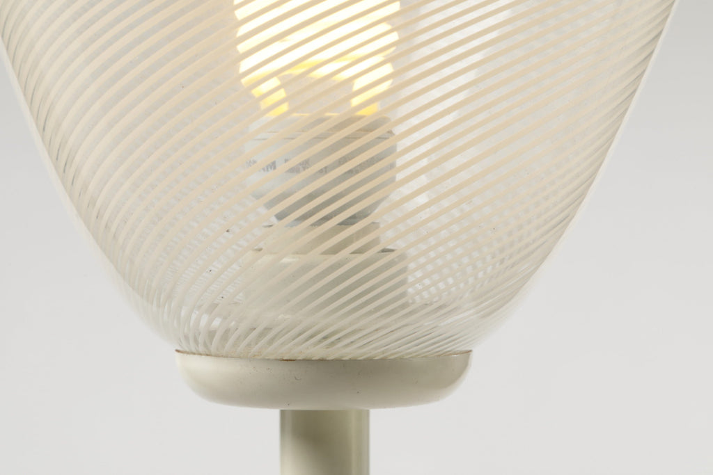 Lampada da terra vetro reticello anni 80