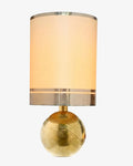 Lampada ottone anni 70 sferica