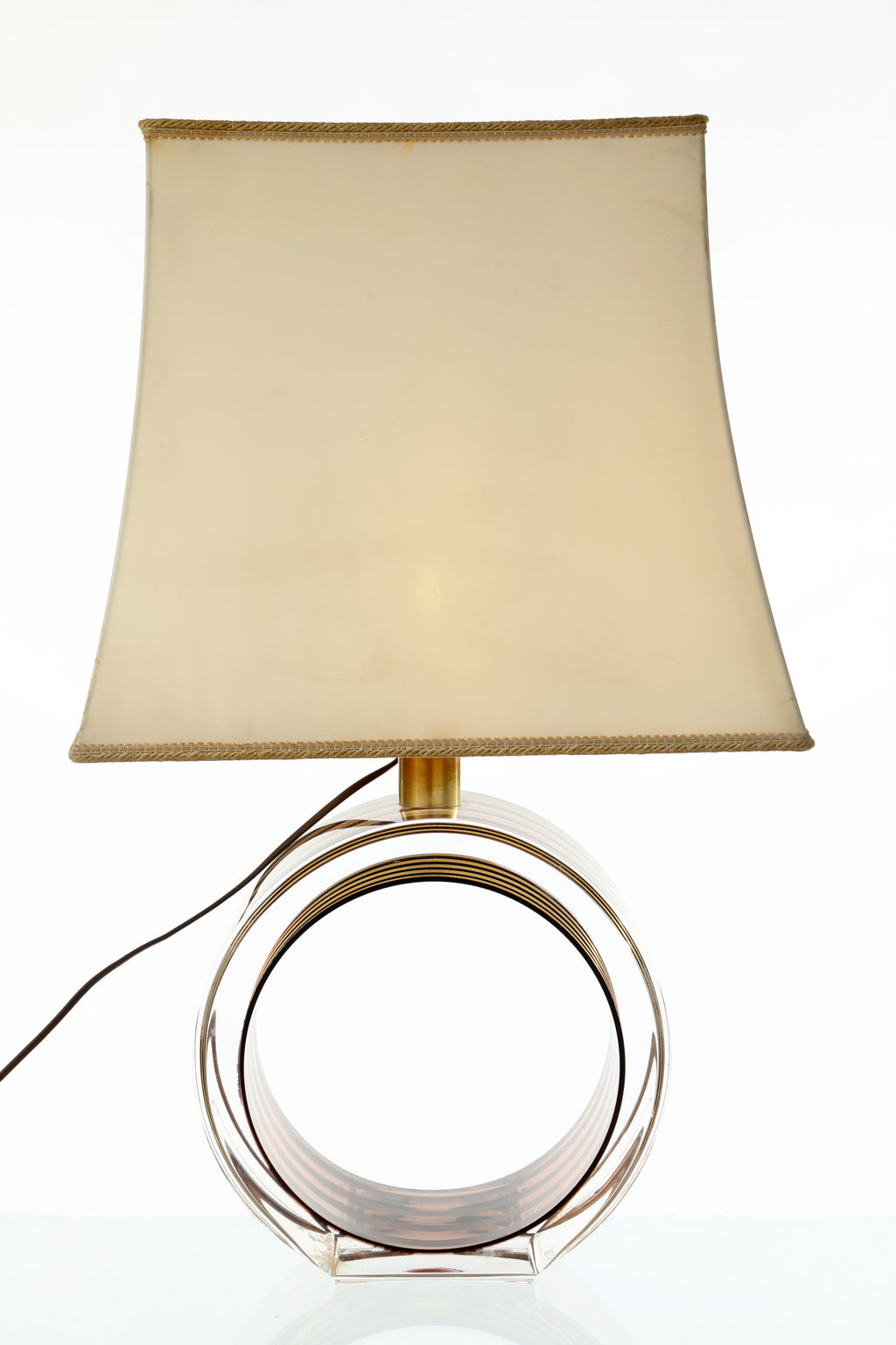 70s plexiglass lamp