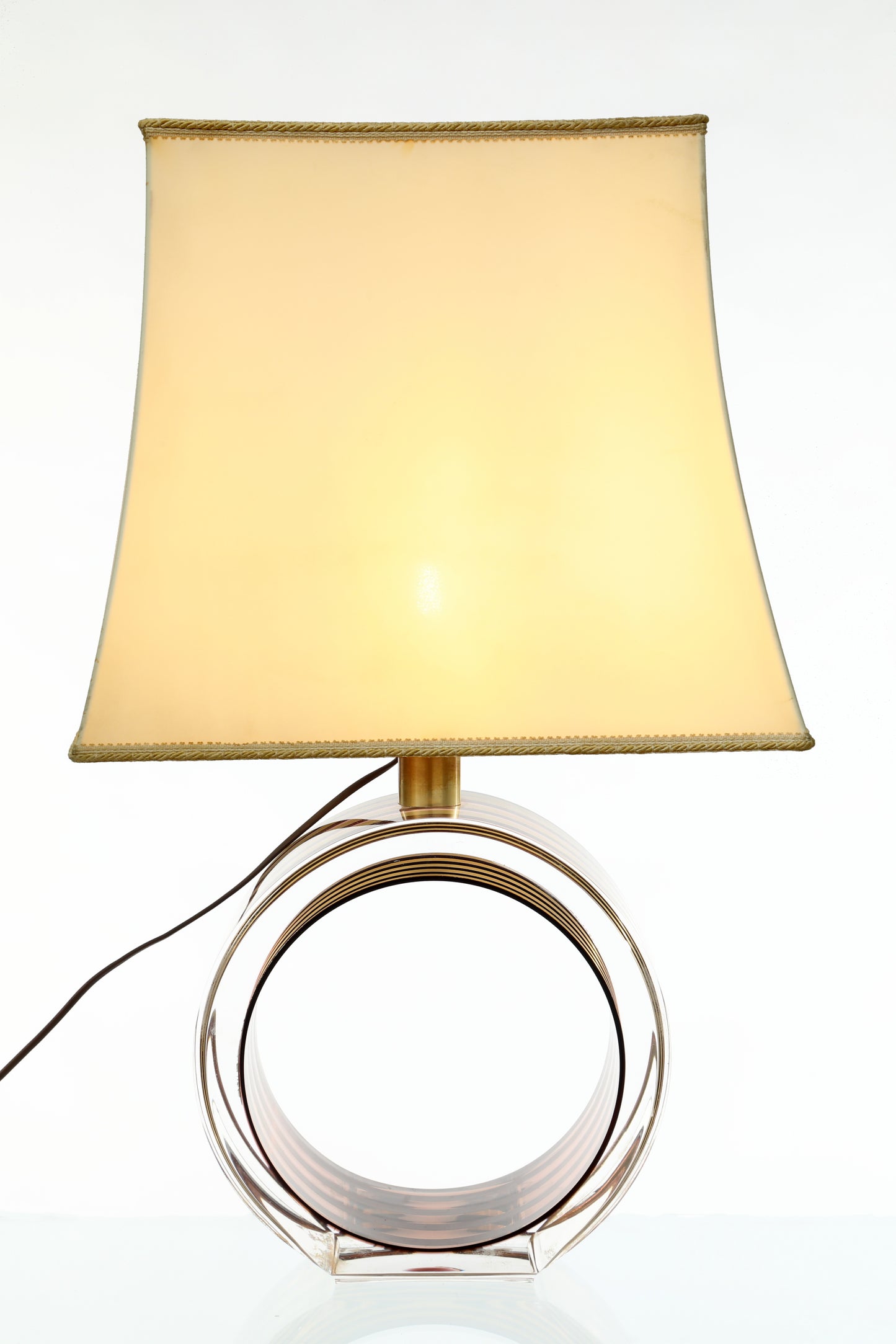 70s plexiglass lamp