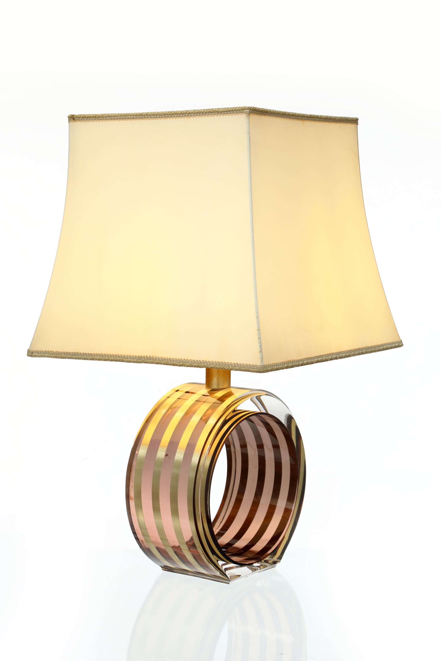 70s plexiglass lamp