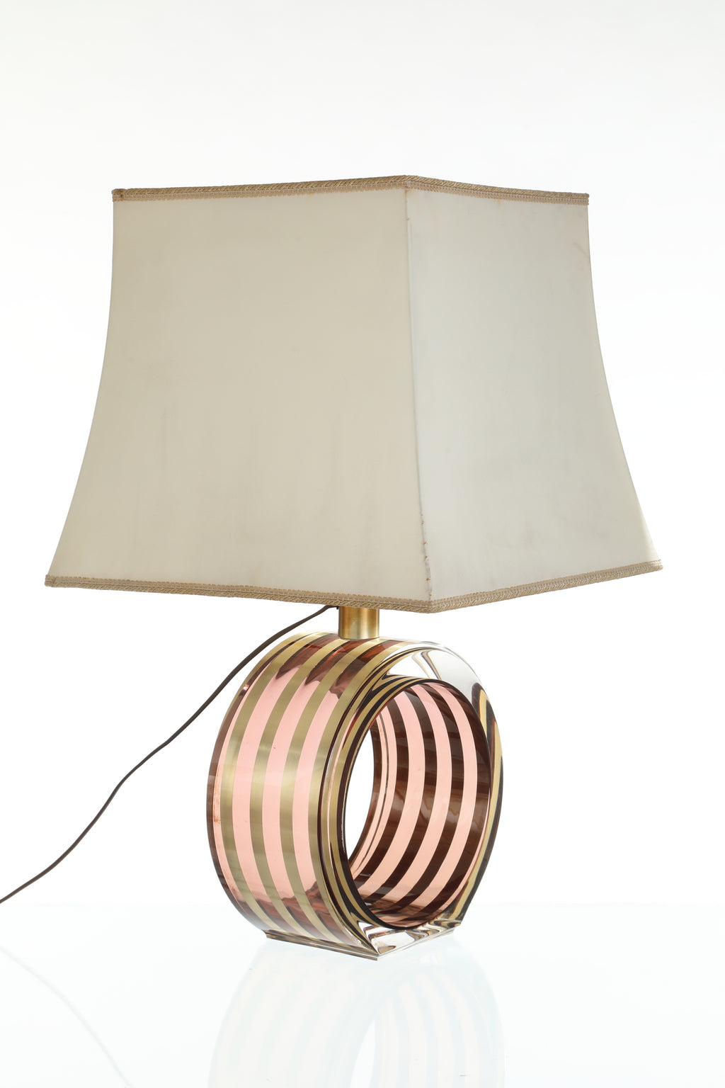 70s plexiglass lamp